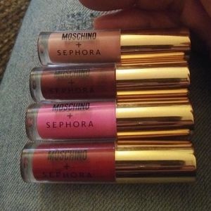 4 Moschino + Sephora Lip Gloss